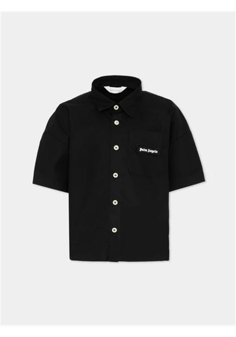 Camicia con stampa PALM ANGELS | PBGG003S26FAB001110